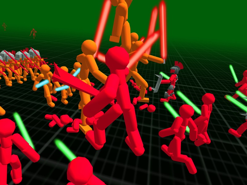 Stickman Neon Battle Simulator screenshot 9