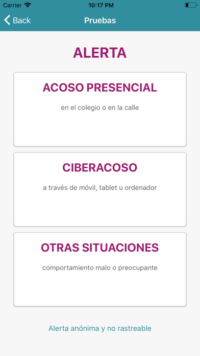 Alerta Bullying screenshot 3