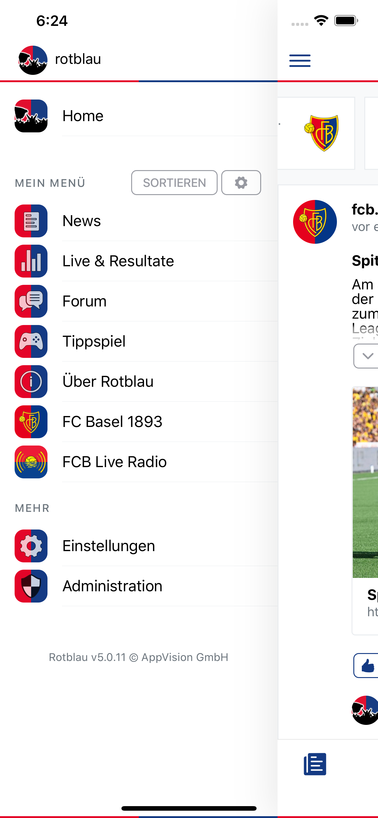 Rotblau – FC Basel App screenshot 4