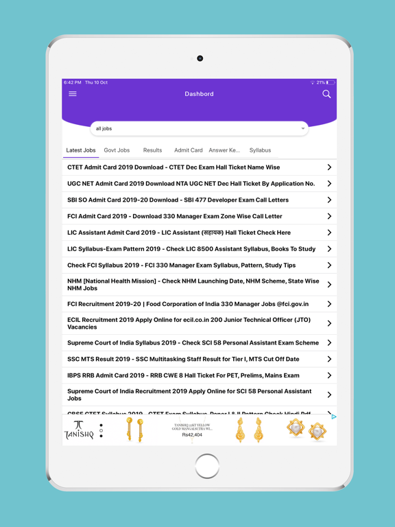 Screenshot #6 pour Rattu Tota - Govt Jobs Alert