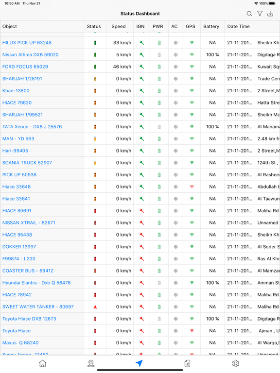 Auratraq iPad screenshot 5 - Utilities app