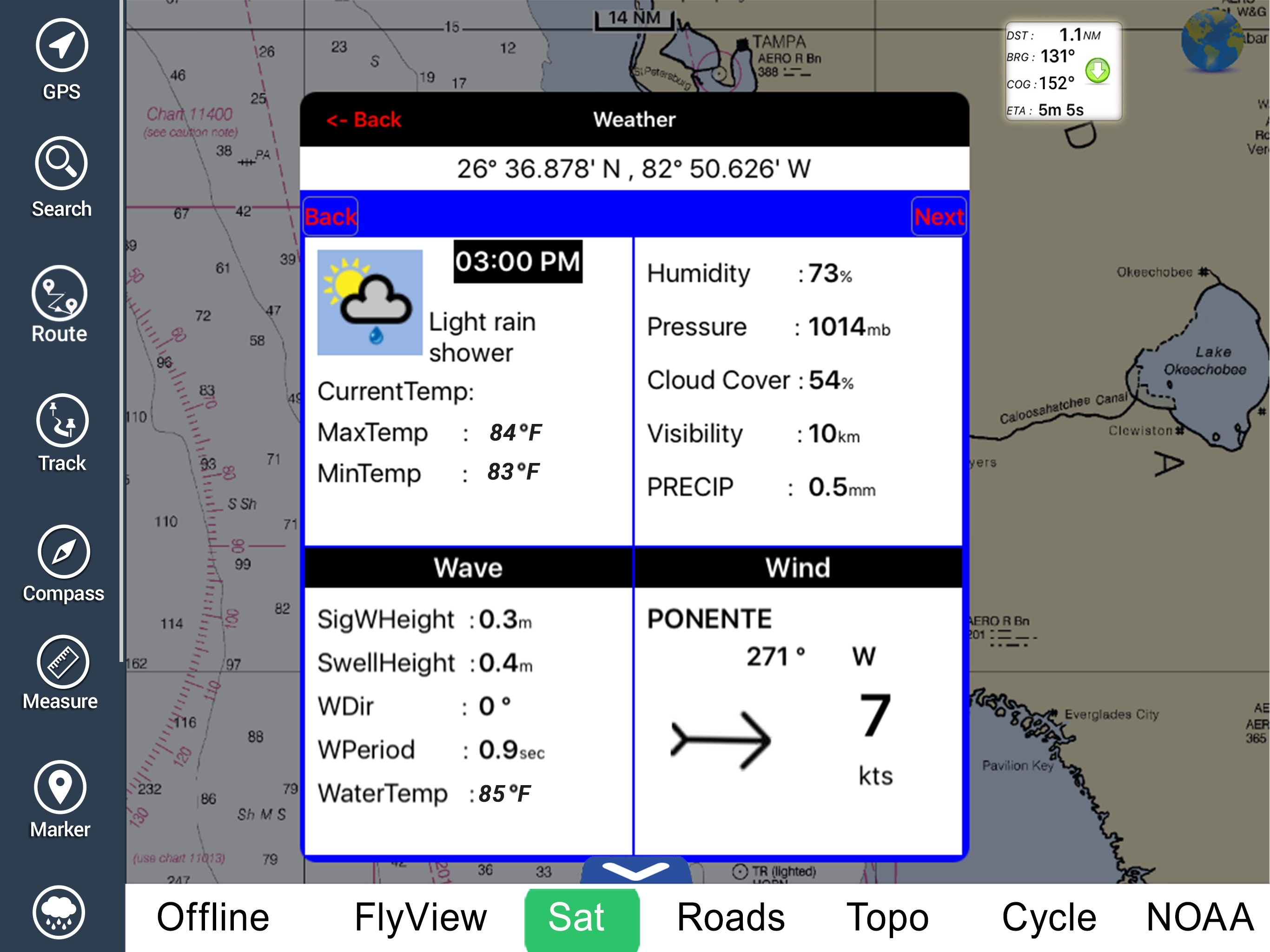 Florida Nautical Charts GPS HD