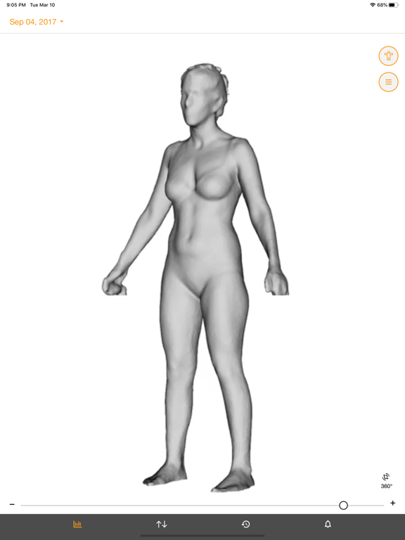 My Fit3D iPad screenshot