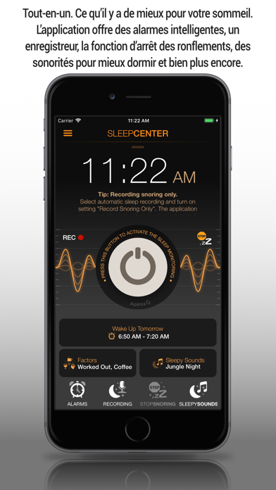 Screenshot #1 pour Sleep Center Pro