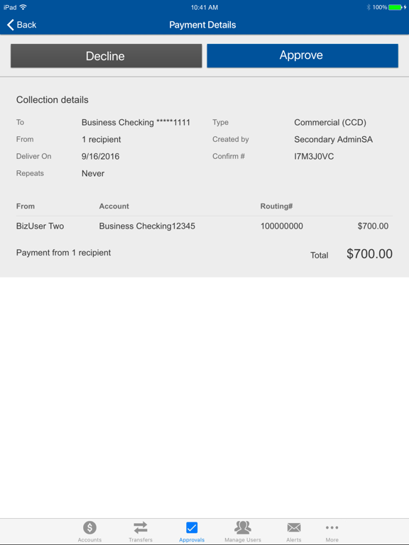 Screenshot #5 pour First Bank of Owasso Business