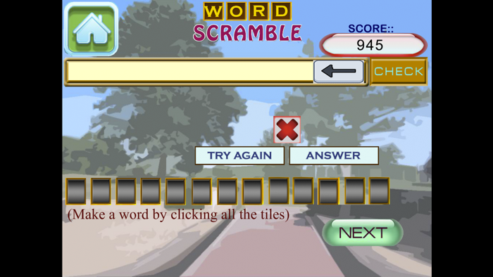 Word Scramble Games