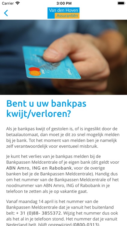 Van den Hoven Assurantiën screenshot-3