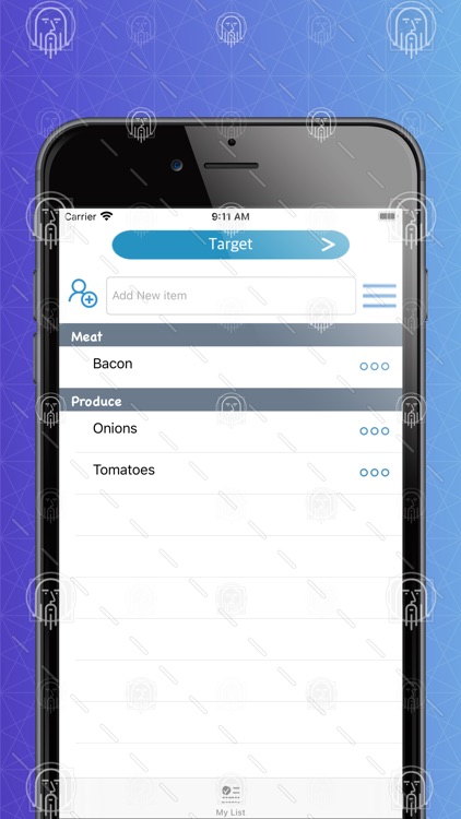 MyList:Grocery list app to do