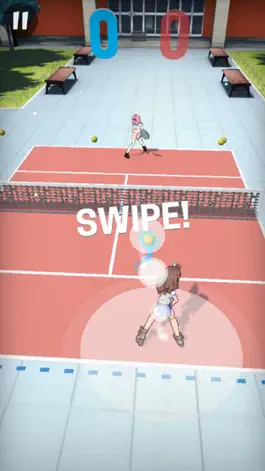 Game screenshot School Girls Tennis Simulator apk