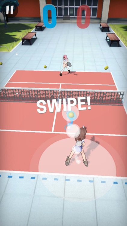 School Girls Tennis Simulator