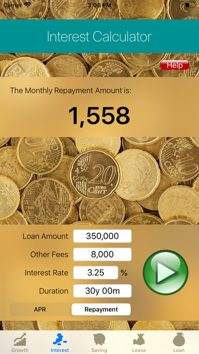 FinCal Screenshot
