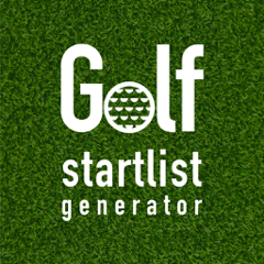 Golf Startlist Generator