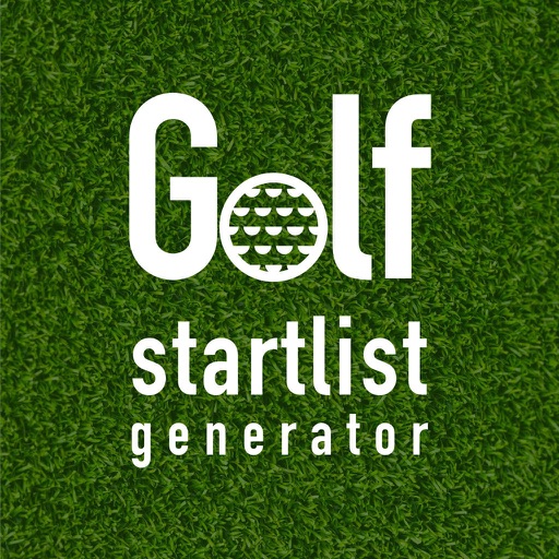 Golf Startlist Generator