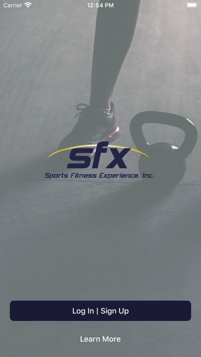 SFX Fitness Screenshot