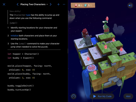 Swift Playgrounds screenshot 2