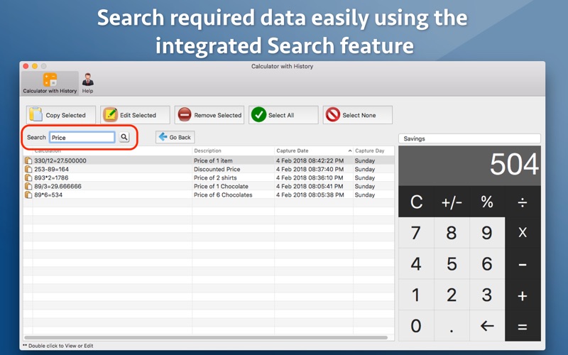 Screenshot #3 pour Calculator with History