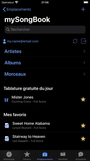 Capture d'écran de Guitar Pro sur iPhone 1