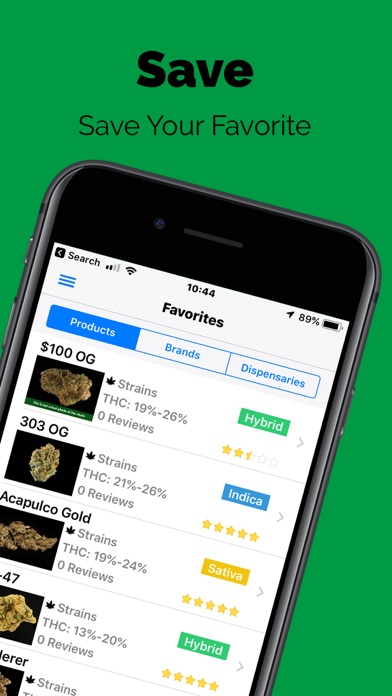 Greenery Map: Cannabis Search Screenshot