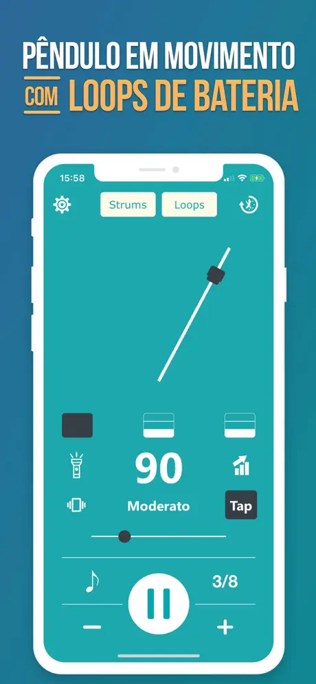 Metronomo Beat: Tap Tempo Bpm