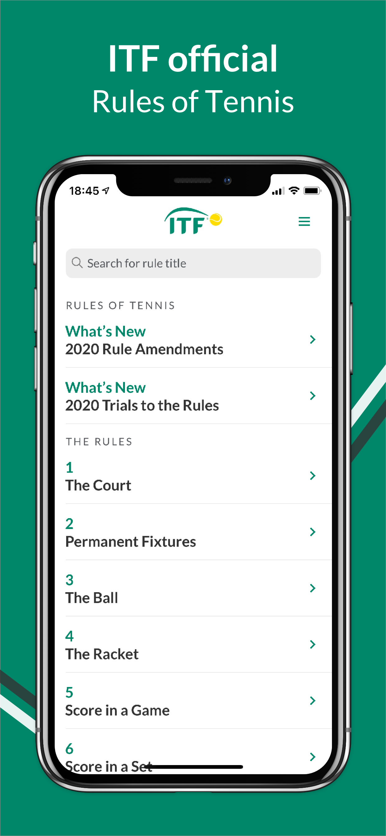 Rules of Tennis