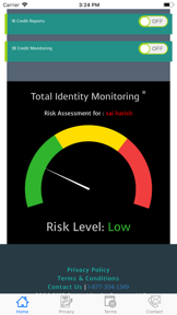Total Identity Monitoring screenshot