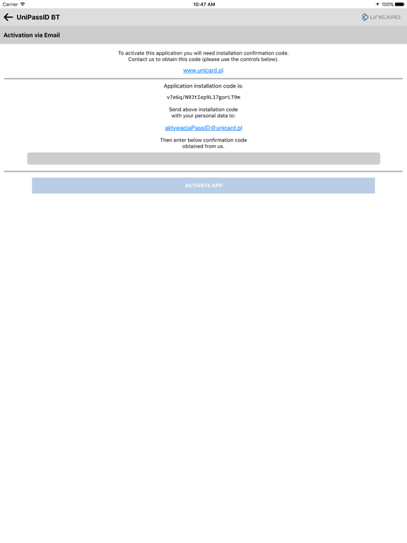 Screenshot #6 pour UniPassID BT