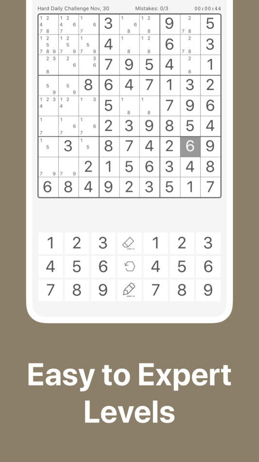 #6. Sudoku (iOS) 由: xNeat.com