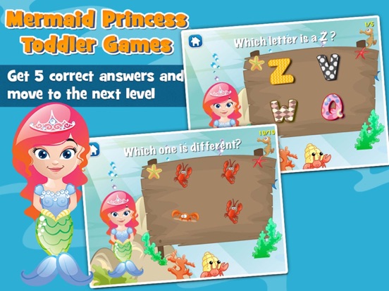 Screenshot #6 pour Mermaid Princess Toddler Game