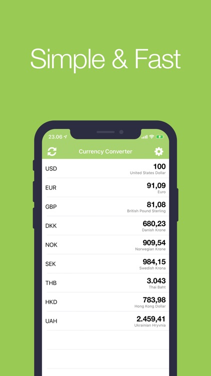 Currency Converter • Valuta+