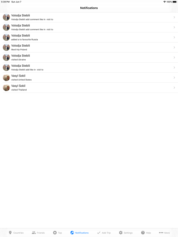 Scratch My Map iPad screenshot 9 - Travel app