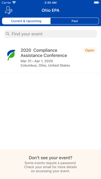 Ohio EPA Conference App screenshot 2