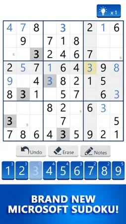 Microsoft Sudoku screenshot 1