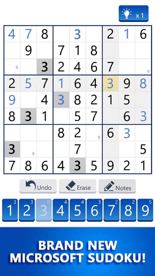 #1. Microsoft Sudoku (iOS) Podle: Microsoft Corporation