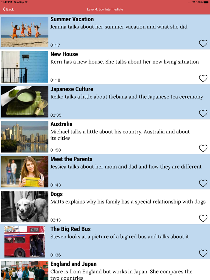 English Listening - Daily