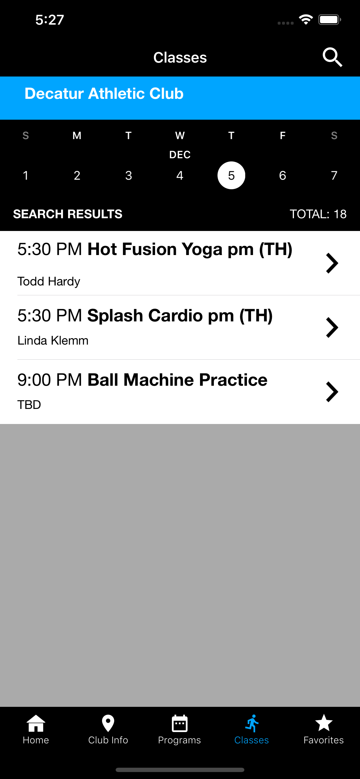 Decatur Athletic Club screenshot 4