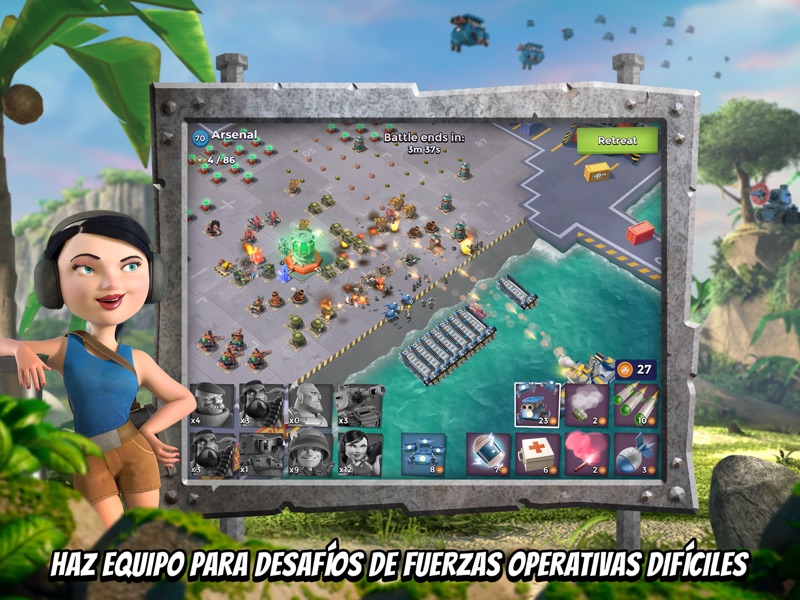 Boom Beach: juego de batallas screenshot 11
