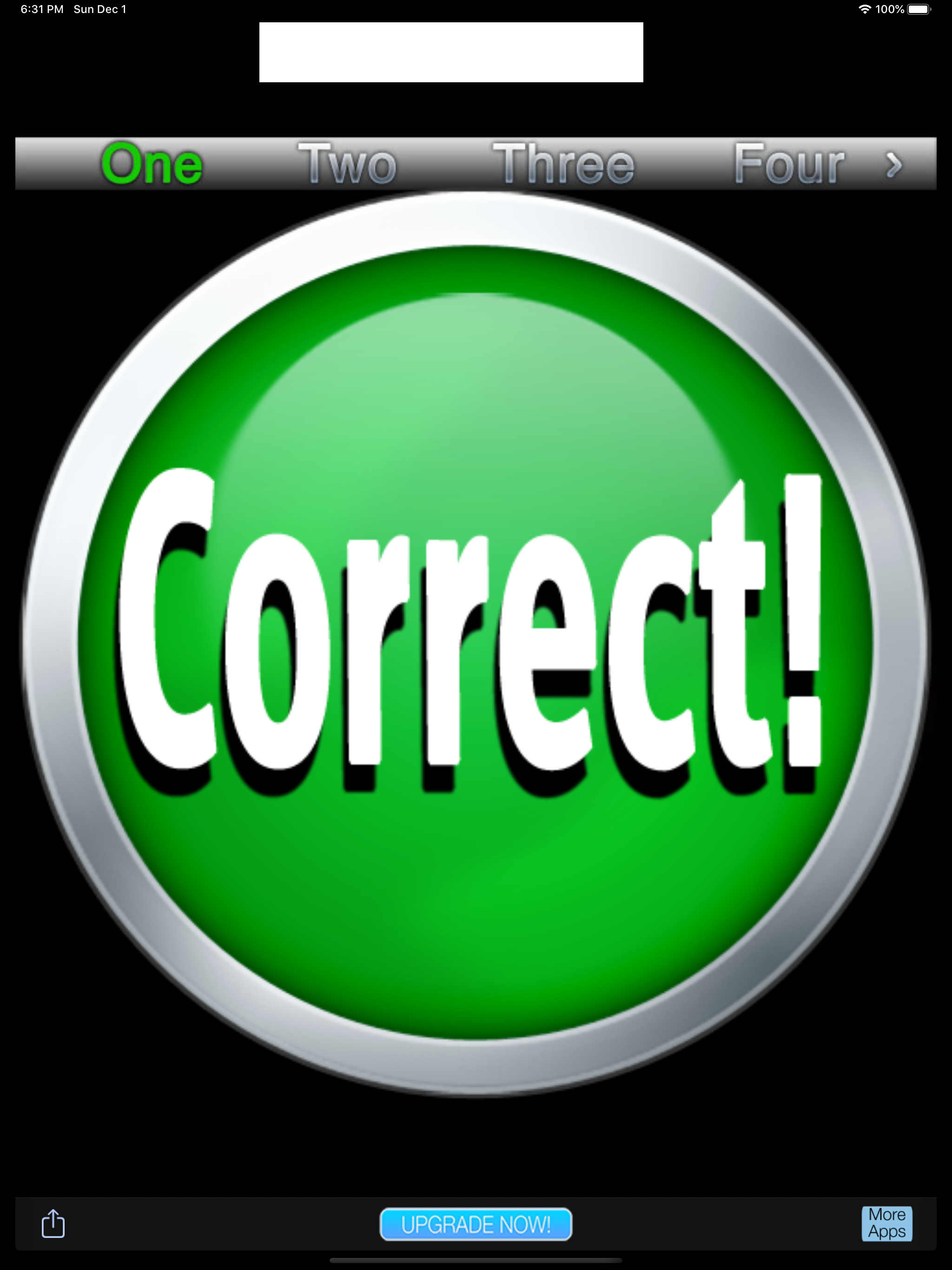 Correct Button