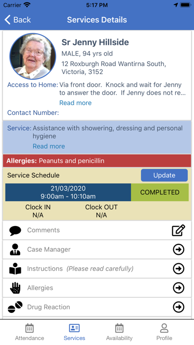eWorkforce Screenshot