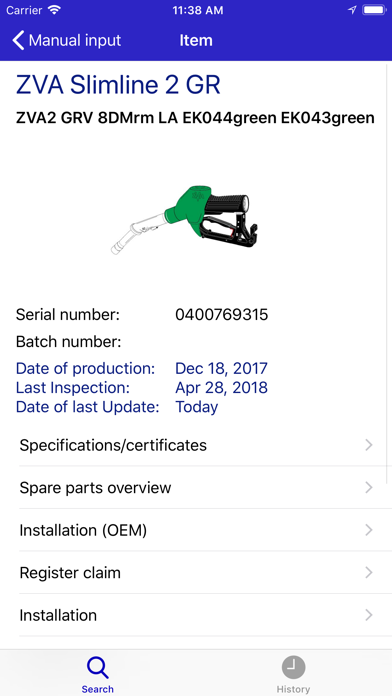 Product-ID Screenshot