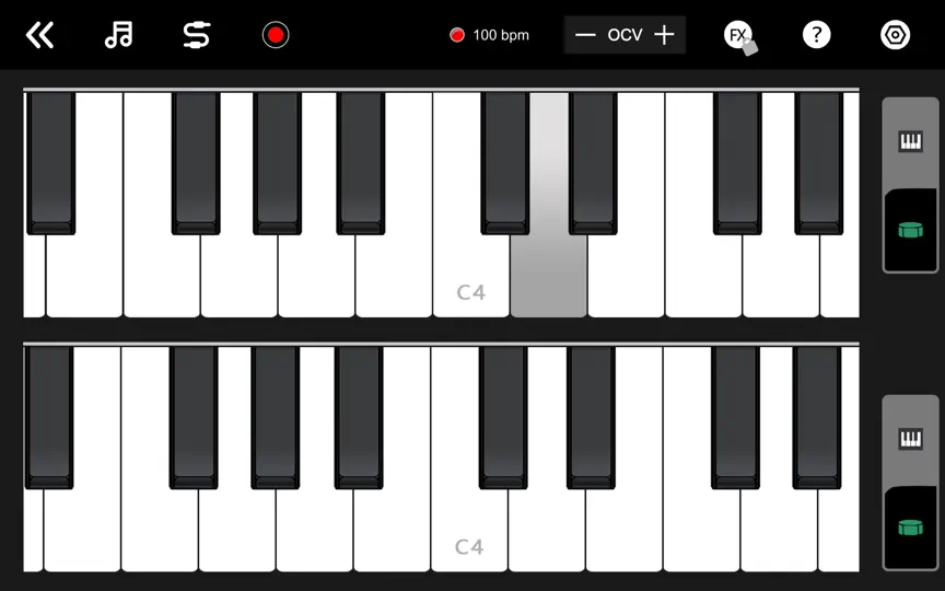 Capture d'écran de X Drum - Drum & Piano sur iPhone 7