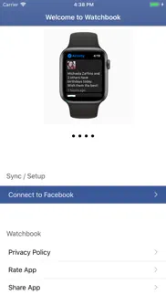 watchbook for facebook iphone screenshot 2