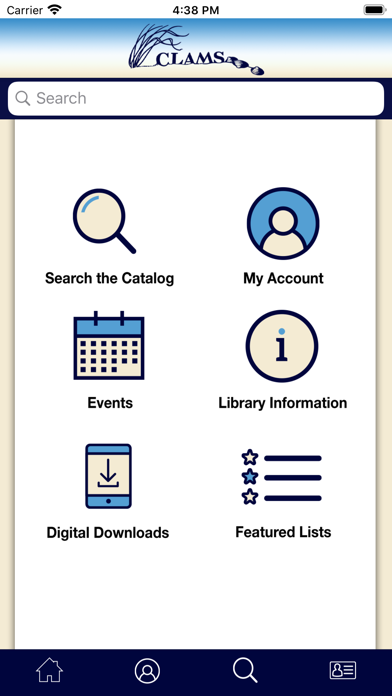 Screenshot #1 pour CLAMS Library Network