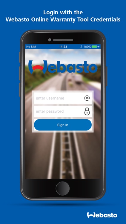 Webasto Service App