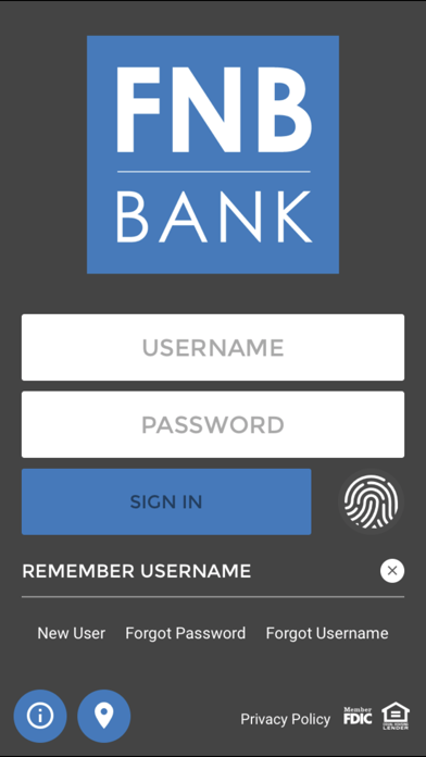 FNB Bank, Inc. Mobile Screenshot