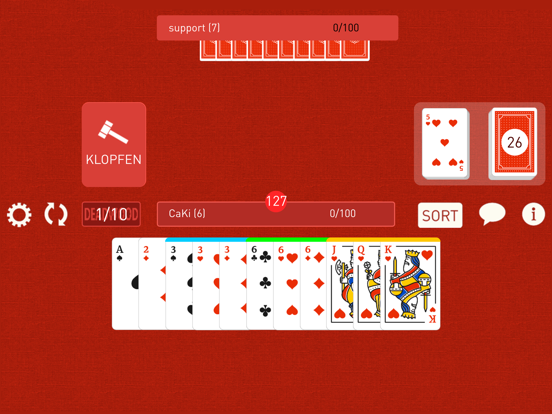 Pro Rommé iPad app afbeelding 7