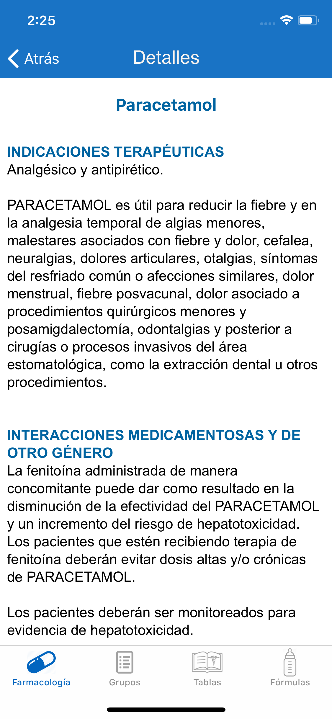 Farmacología Pediátrica screenshot 3