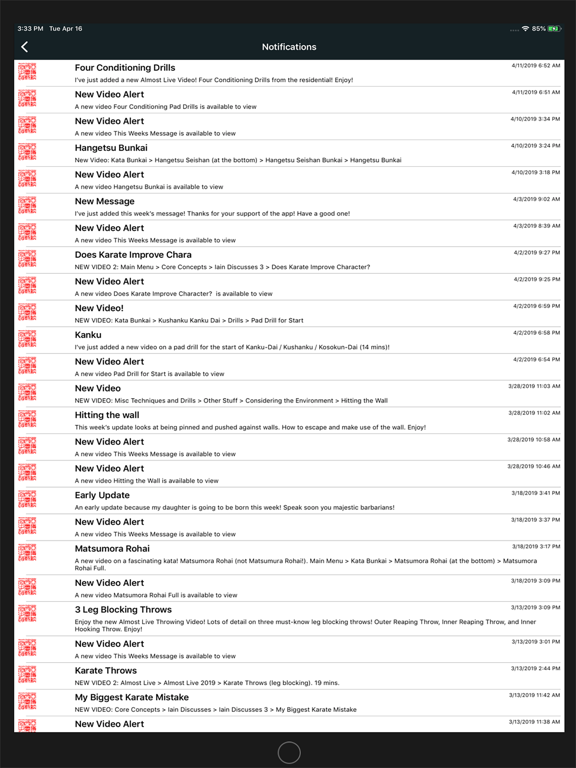 Iain Abernethy iPad screenshot 4 - Health & Fitness app