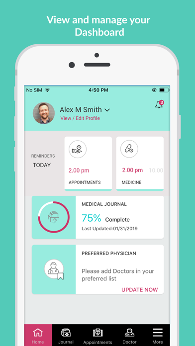 MyHealthO Screenshot