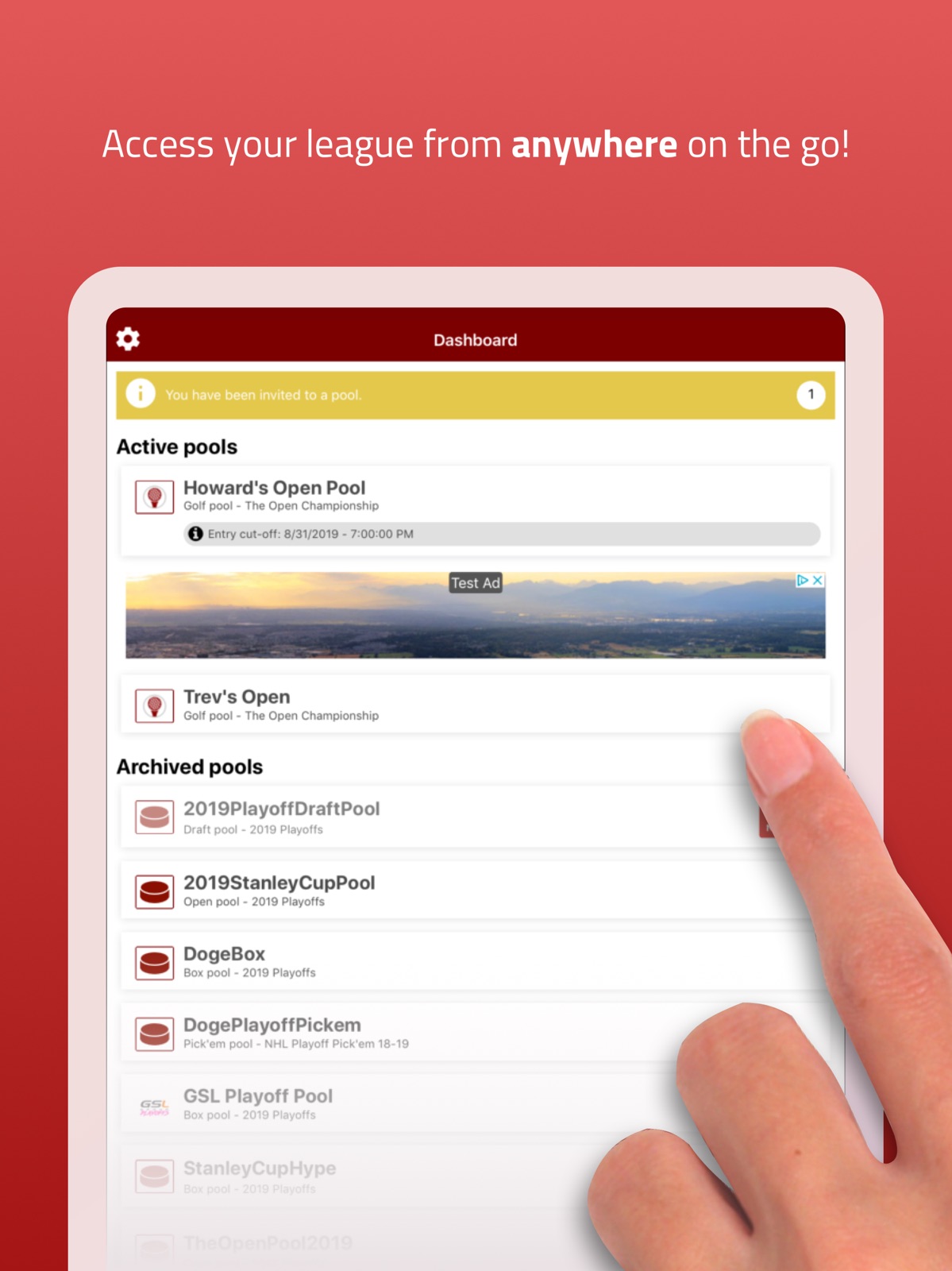 Officepools - Sports Pools ipad screenshot 3