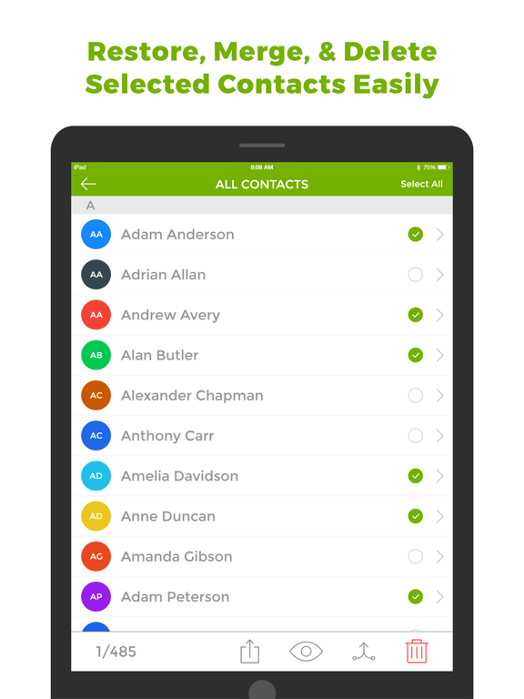 Screenshot #6 pour My Contact Backup & Restore